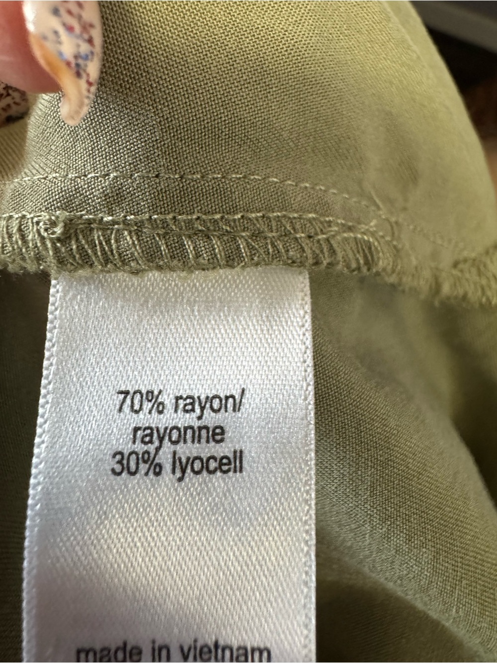 Maurices Olive Button-Up Shirt - Picture 9 of 10